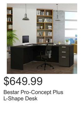 Costco Bestar pro-concept plus l-shape desk offer