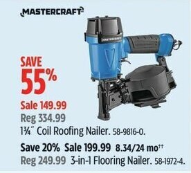 Canadian Tire Coil Roofing Nailer offer