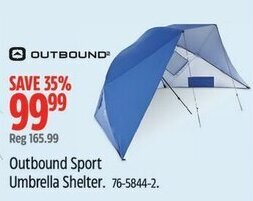 Canadian Tire Outbound Sport Umbrella Shelter offer