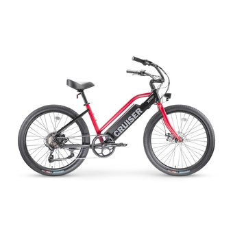 Best Buy Xprit beach cruiser electric bike - comfortable and stylish ebike for relaxed beach, city cruising - magma (500w motor, 48v/1 offer