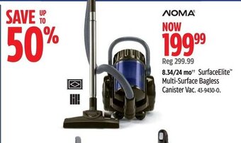 Canadian Tire Noma SurfaceElite™ Multi-Surface Bagless Canister Vac. 43-9430-0. offer