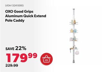 Shopper+ Oxo good grips aluminum quick extend pole caddy offer
