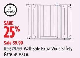 Canadian Tire Wall-Safe Extra-Wide Safety Gate offer