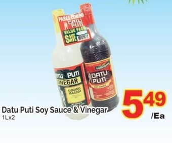 T&T Supermarket Datu Puti Soy Sauce & Vinegar offer