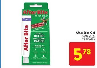 Walmart After bite gel offer
