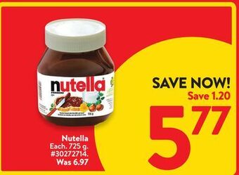 Walmart Nutella offer