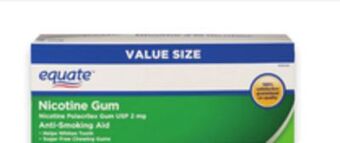 Walmart Equate nicotine gum offer
