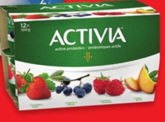 Walmart Activia 12 x 100 g yogurt offer