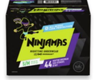 Walmart Pampers ninjamas superpack training pants offer