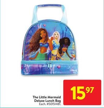 Walmart The little mermaid deluxe lunch bag offer