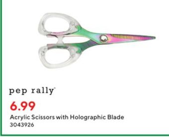 Staples Pep rally scissors with holographic blade offer