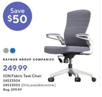 Staples Raynor ion fabric task chair offer