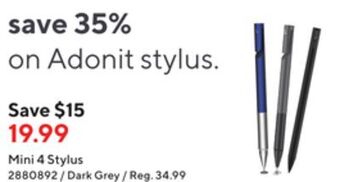 Staples Adonit mini 4 stylus offer