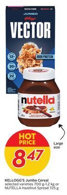Sobeys Kellogg's jumbo cereal offer