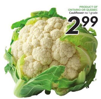 Sobeys Cauliflower offer