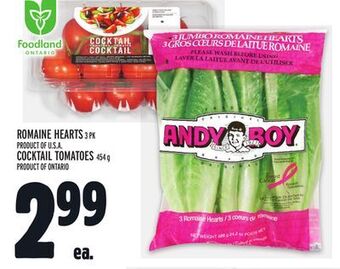 Metro Romaine hearts offer