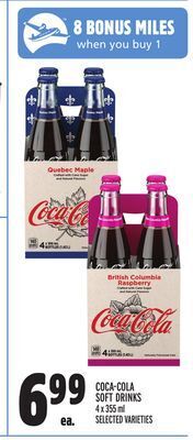 Metro Coca-cola soft drinks offer