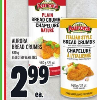 Metro Aurora bread crumbs offer
