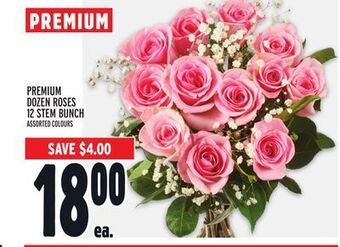 Metro Premium dozen roses 12 stem bunch offer