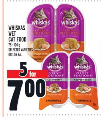 Metro Whiskas wet cat food offer