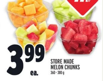 Metro Store made melon chunks offer