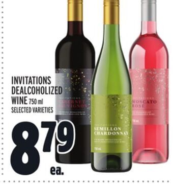 Metro Invitations dealcoholized wine offer