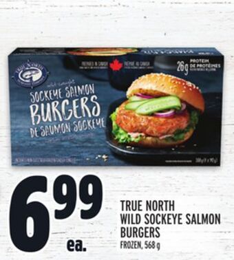 Metro True north wild sockeye salmon burgers offer