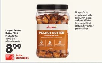Longo's Longo's peanut butter filled pretzel bites offer