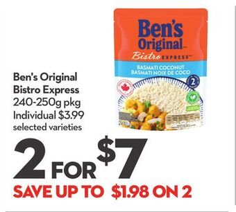 Longo's Ben's original bistro express offer