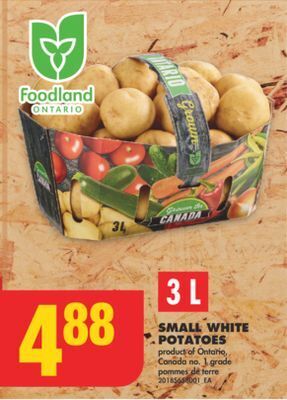 No Frills Small white potatoes, 3 l offer