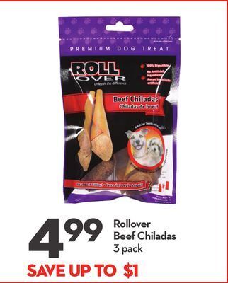 Longo's Rollover beef chiladas offer