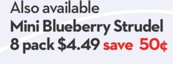 Longo's Mini blueberry strudel offer