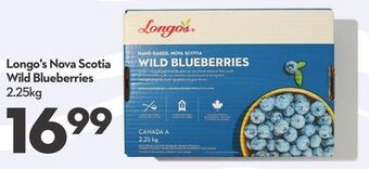 Longo's Longo's nova scotia wild blueberries offer