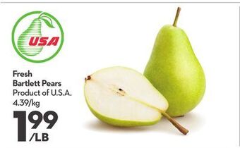 Longo's Fresh bartlett pears offer