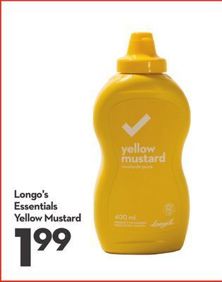 Longo's Longo's essentials yellow mustard offer