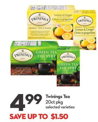 Longo's Twinings tea offer