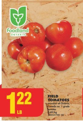 No Frills Field tomatoes offer