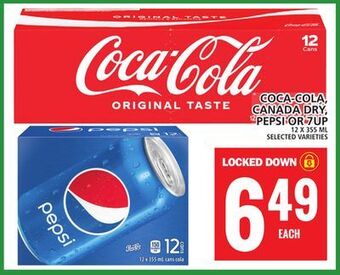 Food Basics Coca-cola, canada dry, pepsi or 7up offer