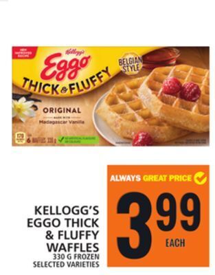 Food Basics Kellogg's eggo thick & fluffy offer