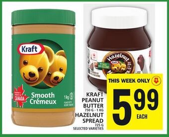 Food Basics Kraft peanut butter offer