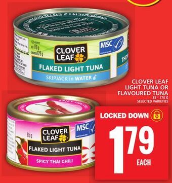 Food Basics Clover leaf  light tuna or flavoured tuna offer
