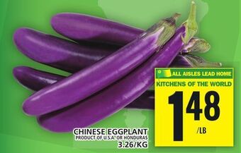 Food Basics Chinese eggplant offer