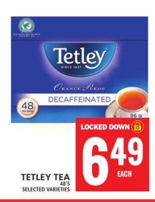 Food Basics Tetley tea offer