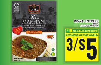 Food Basics Divya entrées offer