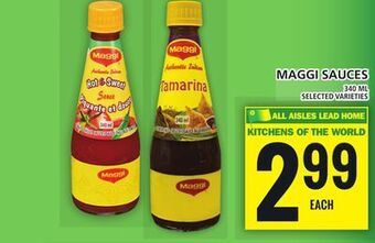 Food Basics Maggi sauces offer