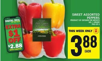 Food Basics Sweet assorted peppers offer