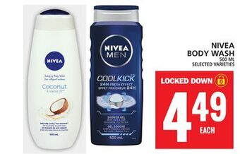 Food Basics Nivea body wash offer