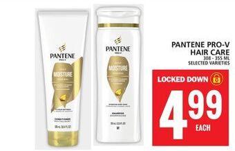 Food Basics Pantene pro-v hair care offer