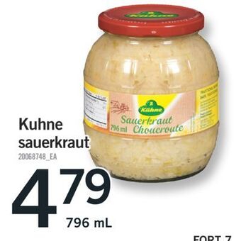 Fortinos Kuhne sauerkraut, 796 ml offer