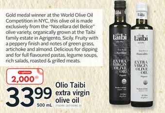 Fortinos Olio taibi extra virgin olive oil, 500 ml offer